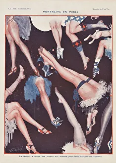 Vintage Dance Illustration Prints: 30587104