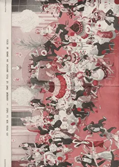 Red Polka Dot Tablecloth Prints: 30587301