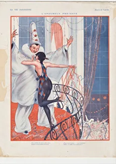 Pierrot Costume Design Prints: 30587540