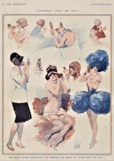 Vintage French Magazine Illustrations Prints: 30587572