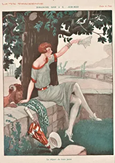 Vintage Train Illustration Prints: 30587660