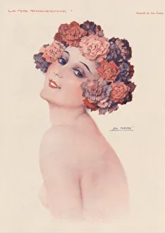 Vintage Woman Portrait Prints: 30587734