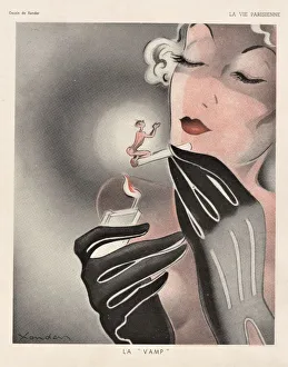 Vintage Print Ad for Women's Perfume