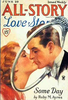 All-Story 1920s USA marriages kisses kissing engagement rings magazines All-Story 1920s USA marriages kisses kissing engagement rings magazines