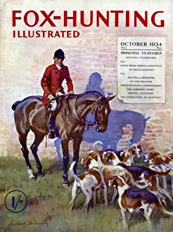 Fox-Hunting Illustrated 1934 1930s UK fox hunting cruel sports magazines Fox-Hunting Illustrated 1934 1930s UK fox hunting cruel sports magazines