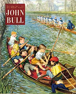 John Bull 1950s UK rowing training canoeing canoes sport boats magazines John Bull 1950s UK rowing training canoeing canoes sport boats magazines