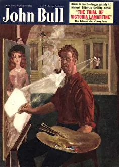 John Bull 1951 1950s UK painters magazines artists John Bull 1951 1950s UK painters magazines artists