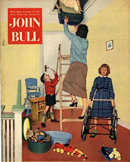 John Bull 1957 1950s UK lofts attics property packing clearing magazines John Bull 1957 1950s UK lofts attics property packing clearing magazines
