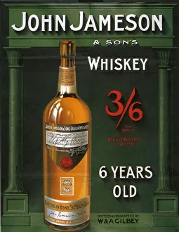 John Jameson 1906 1900s UK whisky alcohol whiskey advert Irish