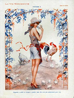 La Vie Parisienne 1920s France cc glamour farms chickens cockerels valentines eggs La Vie Parisienne 1920s France cc glamour farms chickens cockerels valentines eggs