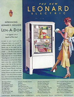 Leonard 1920s USA fridges refridgerators refrigerators len-a-dor Leonard 1920s USA fridges refridgerators refrigerators len-a-dor