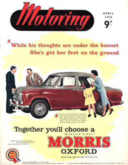 Motoring 1958 1950s UK cars morris oxford magazines family Motoring 1958 1950s UK cars morris oxford magazines family