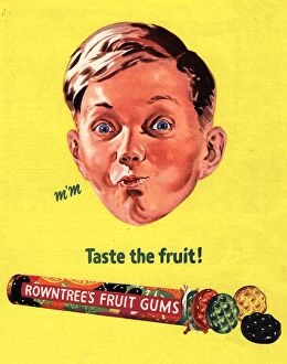 Images Dated 18th November 2003: Rowntrees 1950s UK fruit gums sweets