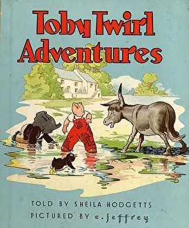 Toby Twirl Adventures 1949 1940s UK mcitnt childrenAs storys adventures childrens Toby Twirl Adventures 1949 1940s UK mcitnt childrenAs storys adventures childrens
