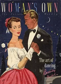 Images Dated 17th February 2004: Womans Own 1940s UK covers magazines dancing