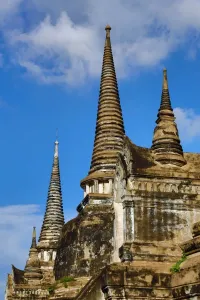 Ayutthaya Temple Chedi Ruins
