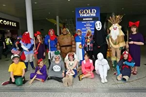 Characters from the Studio Ghibli films gather together at MCM London Comic Con at