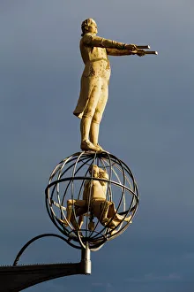 The Mesmer sculpture at Meersburg, Germany