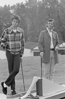 David Essex with Ringo Starr at the mini golf David Essex with Ringo Starr at the mini golf