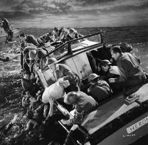 StudioCANAL Print: A Night Sequence from Dunkirk (1958) Motor Boat Boarding
