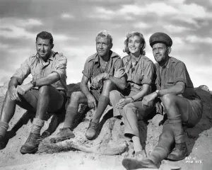 Ice Cold In Alex Prints: Anthony Quayle, John Mills and Sylvia Syms in Ice Cold in Alex Print (StudioCANAL)