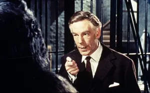 StudioCANAL KONGA (1961) Print: Dr. Decker talks to Konga Michael Gough