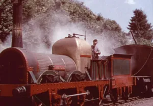 The Vicar on the Thunderbolt George Relph Print