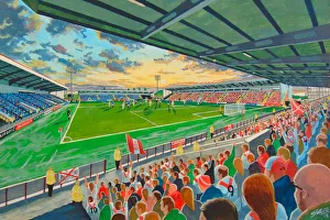 Excelsior Stadium Fine Art - Airdrieonians Football Club Excelsior Stadium Fine Art - Airdrieonians Football Club