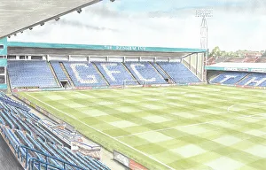 Football Stadium - Gillingham FC - Priestfield Stadium Rainham End Football Stadium - Gillingham FC - Priestfield Stadium Rainham End