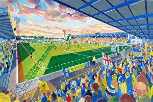 Plainmoor Stadium Fine Art - Torquay United Football Club Plainmoor Stadium Fine Art - Torquay United Football Club