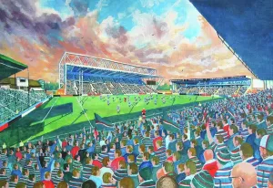 Stadium Art Prints: Welford Road Stadium Fine Art Print
