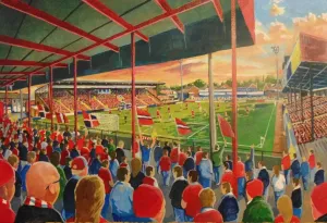 Stadium Art Prints: Bootham Crescent Stadium Print