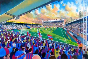 Stadium Art Prints: Selhurst Park Stadium Fine Art Print