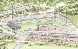 The Valley Print: A 27,111 capacity stadium in Charlton, London