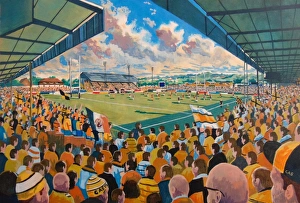 Wheldon Road Stadium Fine Art - Castleford Tigers Rugby League Wheldon Road Stadium Fine Art - Castleford Tigers Rugby League