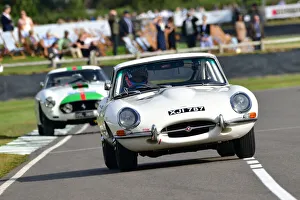 CJ9 7052 Jenson Button, Alex Buncombe, Jaguar E-Type CJ9 7052 Jenson Button, Alex Buncombe, Jaguar E-Type