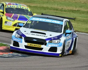 Plato Prints: CM15 9643 Print of Jason Plato in a Subaru Levorg GT