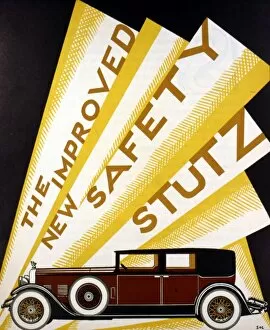 Advertisement for the Stutz motor car