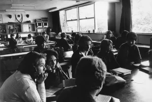 Teenagers in a London Comprehensive School Classroom, 1965