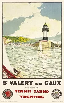 Poster advertising St Valery en Caux