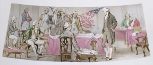 Signing of the Declaration of Independence Print