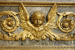 Angel sculpture in Saint-Francois of Sales church Angel sculpture in Saint-Francois of Sales church