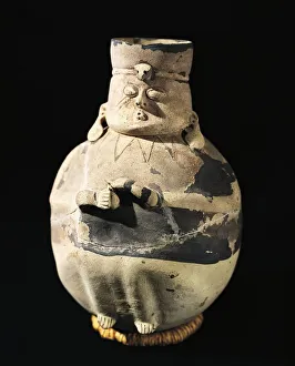 Anthropomorphic vase from Trujillo, Peru, Moche civilization, Pre-Inca civilization Anthropomorphic vase from Trujillo, Peru, Moche civilization, Pre-Inca civilization
