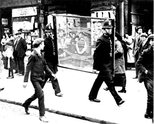 Anti - German riots in Poplar, London, UK Anti - German riots in Poplar, London, UK
