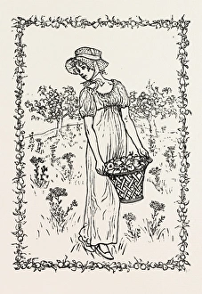 Autumn. From Kate Greenaways Almanac Autumn. From Kate Greenaways Almanac
