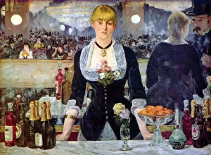 Bar at the Folies Bergere', 1882, the artist's last major work. Oil on canvas Bar at the Folies Bergere', 1882, the artist's last major work. Oil on canvas