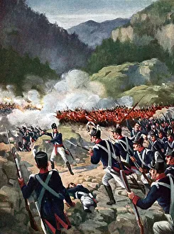Battle of Busaco, 27 September 1810: British and allied troops under Wellington repulsed Battle of Busaco, 27 September 1810: British and allied troops under Wellington repulsed
