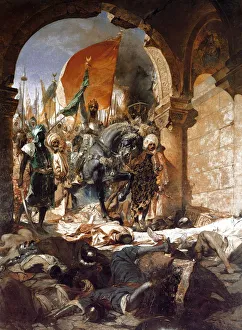 Benjamin Constant 1845-1902, French artist. The Entry of Mehmet II into Constantinople' Benjamin Constant 1845-1902, French artist. The Entry of Mehmet II into Constantinople'