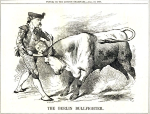 Berlin Bullfighter cartoon by John Teniel from Punch Berlin Bullfighter cartoon by John Teniel from Punch