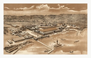 Birds Eye View Of The Worlds Columbian Exposition Birds Eye View Of The Worlds Columbian Exposition